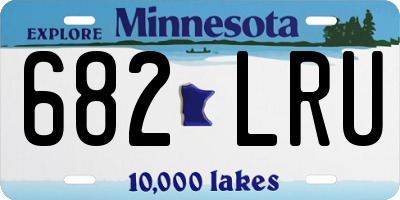 MN license plate 682LRU
