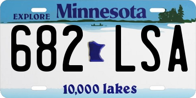 MN license plate 682LSA