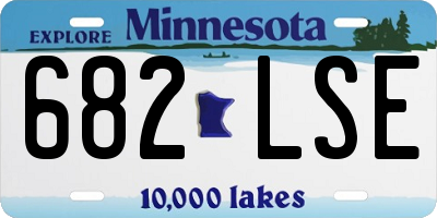 MN license plate 682LSE