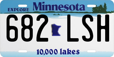 MN license plate 682LSH