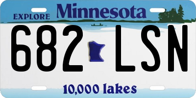 MN license plate 682LSN
