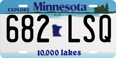 MN license plate 682LSQ