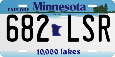 MN license plate 682LSR