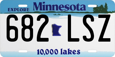 MN license plate 682LSZ