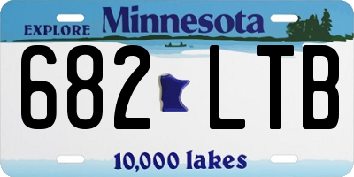 MN license plate 682LTB