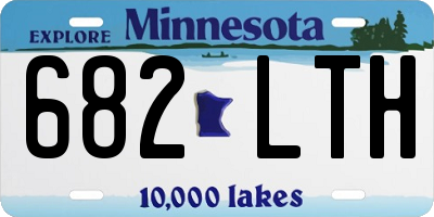 MN license plate 682LTH