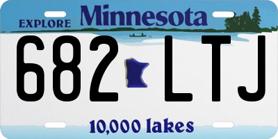MN license plate 682LTJ
