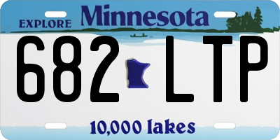 MN license plate 682LTP
