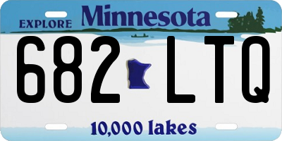 MN license plate 682LTQ
