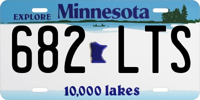 MN license plate 682LTS
