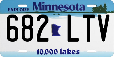MN license plate 682LTV