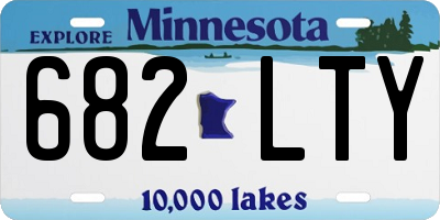 MN license plate 682LTY
