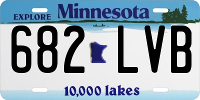 MN license plate 682LVB