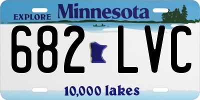 MN license plate 682LVC