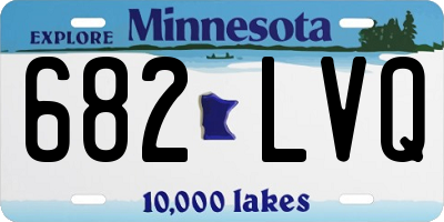 MN license plate 682LVQ