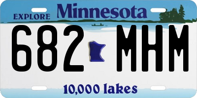 MN license plate 682MHM