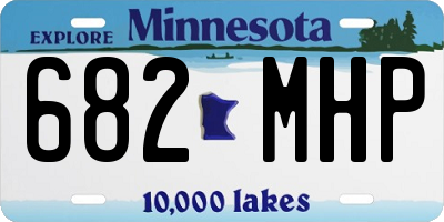 MN license plate 682MHP