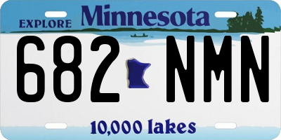 MN license plate 682NMN