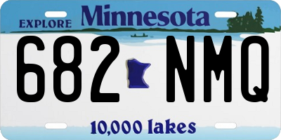 MN license plate 682NMQ