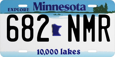MN license plate 682NMR