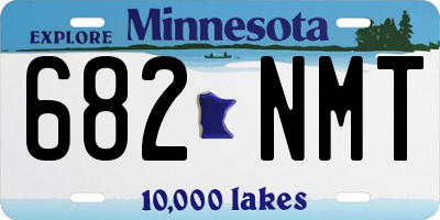MN license plate 682NMT