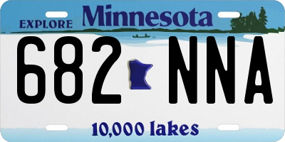 MN license plate 682NNA