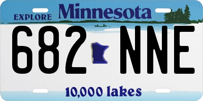 MN license plate 682NNE