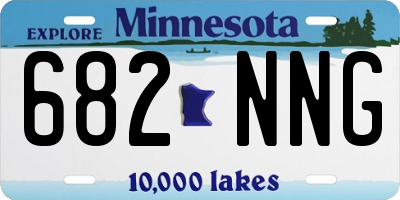 MN license plate 682NNG
