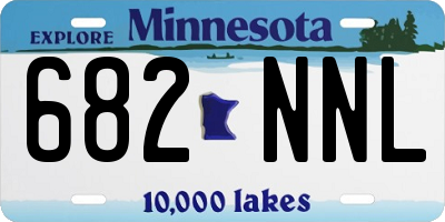 MN license plate 682NNL