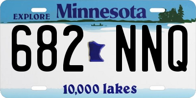 MN license plate 682NNQ