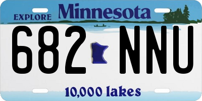 MN license plate 682NNU