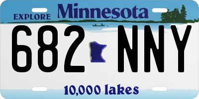 MN license plate 682NNY