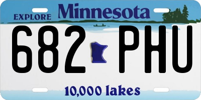 MN license plate 682PHU
