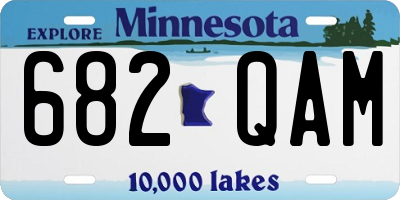 MN license plate 682QAM