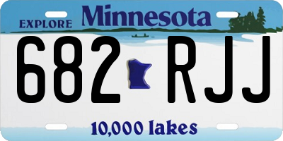 MN license plate 682RJJ