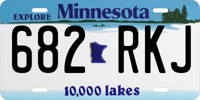 MN license plate 682RKJ