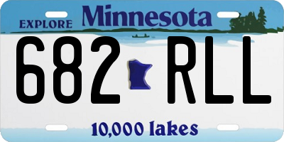 MN license plate 682RLL