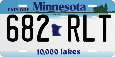 MN license plate 682RLT