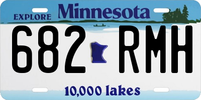 MN license plate 682RMH