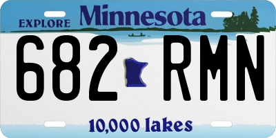 MN license plate 682RMN