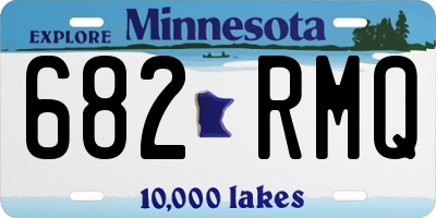 MN license plate 682RMQ