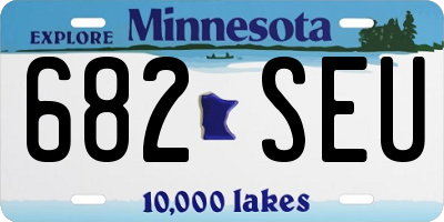 MN license plate 682SEU