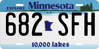 MN license plate 682SFH