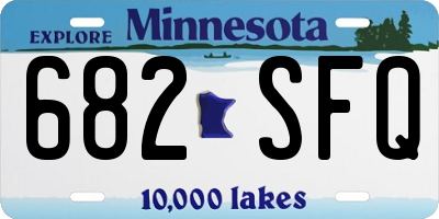 MN license plate 682SFQ