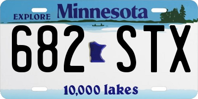 MN license plate 682STX