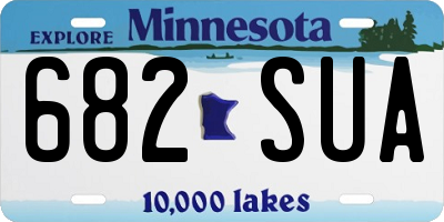 MN license plate 682SUA