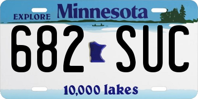 MN license plate 682SUC