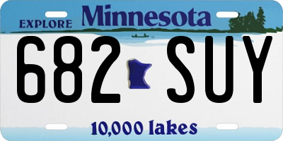 MN license plate 682SUY