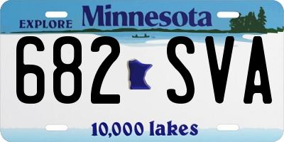 MN license plate 682SVA