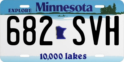 MN license plate 682SVH